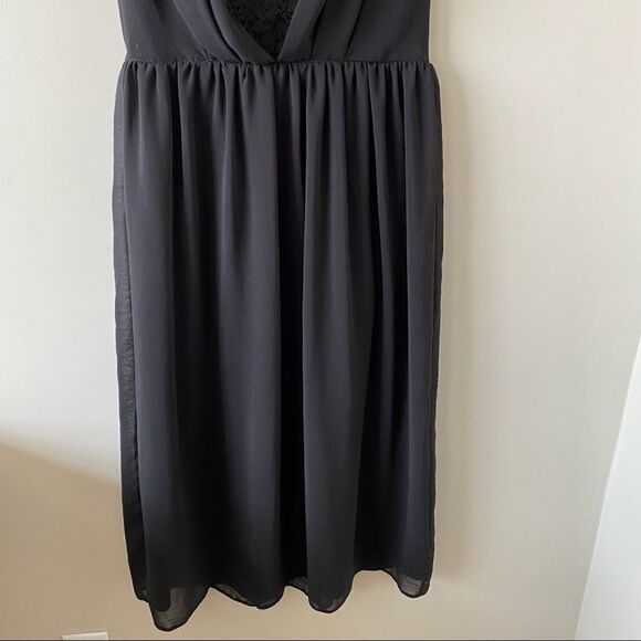 Asos-Lace Insert Sleeveless Midi Dress (Size:8) - Picture 10 of 12